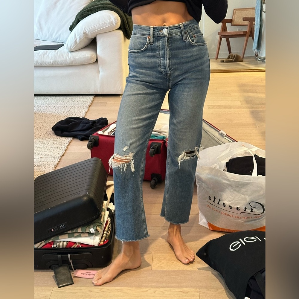 Redone Stovepipe Jeans size 25